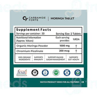 Carbamide Forte Organic Moringa 1000mg Tablet 60