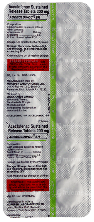 Acceclowoc Sr Tablet 10