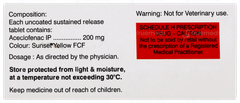 Acemiz 200 Sr Tablet 10