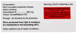 Acemiz 200 Sr Tablet 10