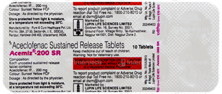 Acemiz 200 Sr Tablet 10