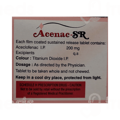 Acenac Sr Tablet 10 Acenac Sr Tablet 10