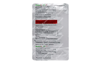 Acera L 75/20 MG Capsule Sr 10