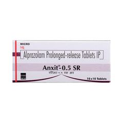 Anxit 0.5 MG Tablet Sr 10