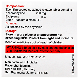 Ascovent Sr Tablet 10