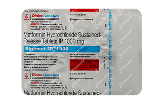 Bigomet 1000 MG Tablet Sr 10