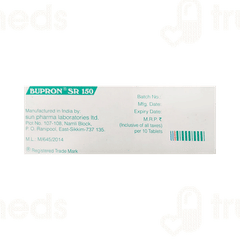 Bupron Sr 150 Tablet 10