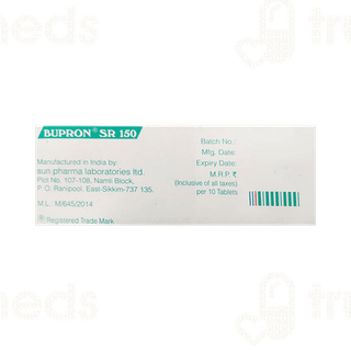 Bupron Sr 150 Tablet 10