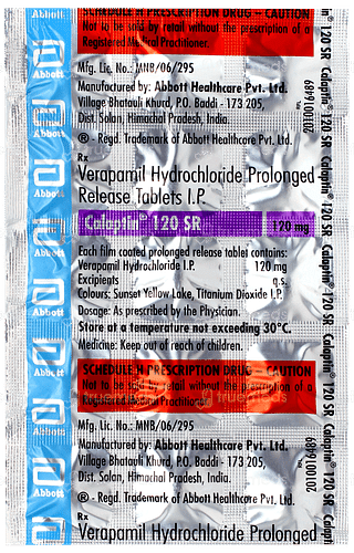 Calaptin 120 Sr Tablet 15