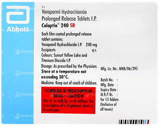 Calaptin 240 Sr Tablet 15