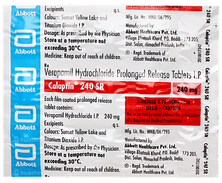 Calaptin 240 Sr Tablet 15