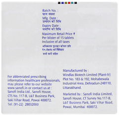 Cetapin Xr 1000mg Tablet 15