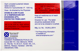 Dibeta Sr 1Gm Tablet 10