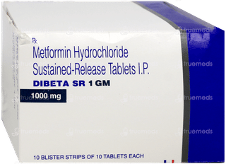 Dibeta Sr 1Gm Tablet 10