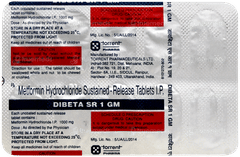 Dibeta Sr 1gm Tablet 10