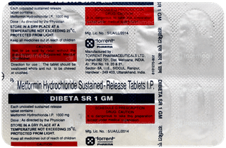 Dibeta Sr 1gm Tablet 10