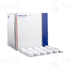 Dibeta Sr 1gm Tablet 10