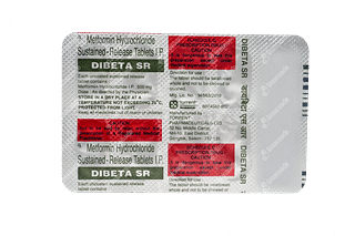 Dibeta 500 MG Tablet Sr 10