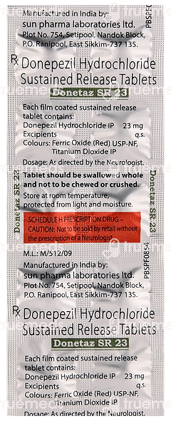 Donetaz Sr 23 Tablet 10