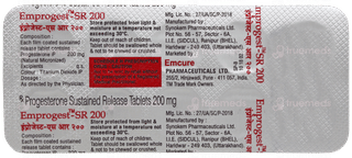 Emprogest Sr 200 Tablet 10