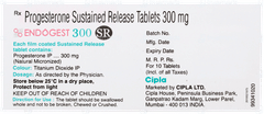 Endogest 300 Sr Tablet 10 Endogest 300 Sr Tablet 10