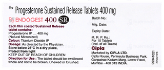 Endogest 400 Sr Tablet 10