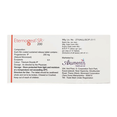 Eternogest 200 Mg Tablet Sr 10