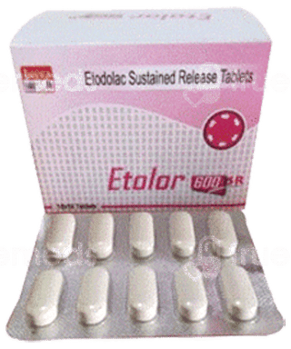 Etolor 600 Mg Tablet Sr 10