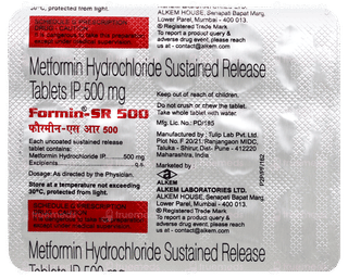 Formin Sr 500 Tablet 15