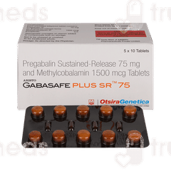 Gabasafe Plus Sr 75 Tablet 10 Gabasafe Plus Sr 75 Tablet 10