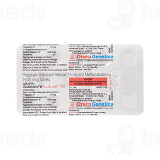Gabasafe Plus Sr 75 Tablet 10