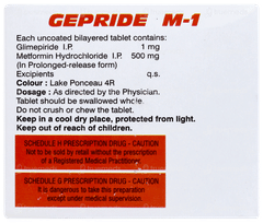 Gepride M 1 Tablet 10 Gepride M 1 Tablet 10