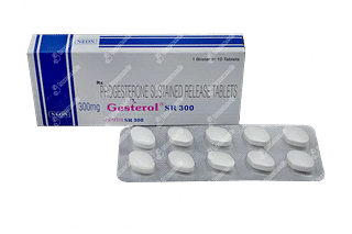 Gesterol 300 MG Tablet Sr 10