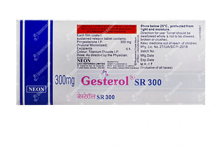 Gesterol 300 MG Tablet Sr 10