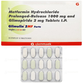Glimulin 2 Mf Forte Tablet 15