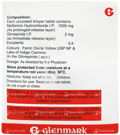 Glimulin 2 Mf Forte Tablet 15 Glimulin 2 Mf Forte Tablet 15