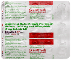 Glimulin 2 Mf Forte Tablet 15 Glimulin 2 Mf Forte Tablet 15