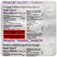 Glitaray M 2 Forte Tablet 15