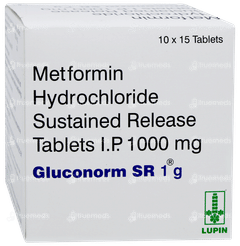 Gluconorm Sr 1g Tablet 15 Gluconorm Sr 1g Tablet 15