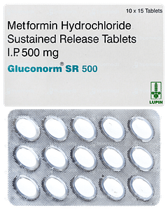 Gluconorm Sr 500 Tablet 15