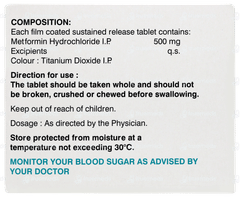 Gluconorm Sr 500 Tablet 15 Gluconorm Sr 500 Tablet 15
