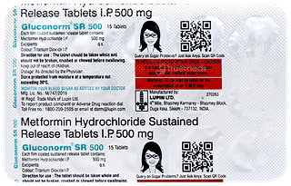 Gluconorm Sr 500 Tablet 15