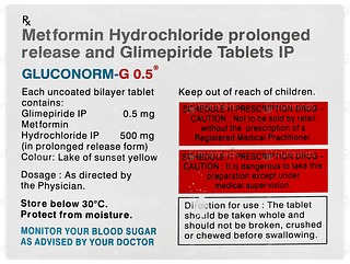 Gluconorm G 0.5 Tablet 10