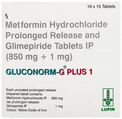 Gluconorm G Plus 1 Tablet 15 Gluconorm G Plus 1 Tablet 15