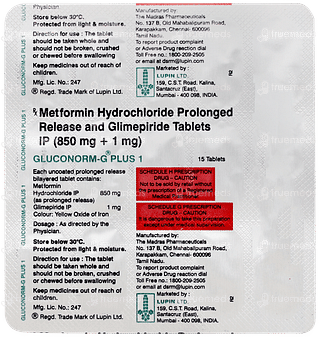 Gluconorm G Plus 1 Tablet 15