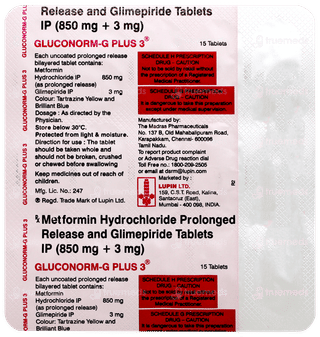 Gluconorm G Plus 3 Tablet 15
