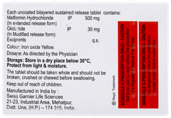 Glychek M 30 Od Tablet 10 Glychek M 30 Od Tablet 10