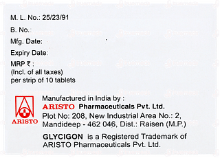 Glycigon M Sr Tablet 10