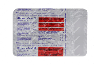 Glycinorm Total 60/15/500 MG Tablet Sr 10