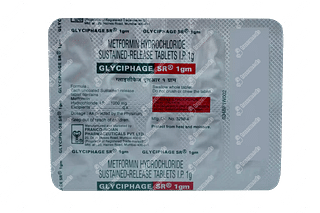 Glyciphage 1 GM Tablet Sr 10